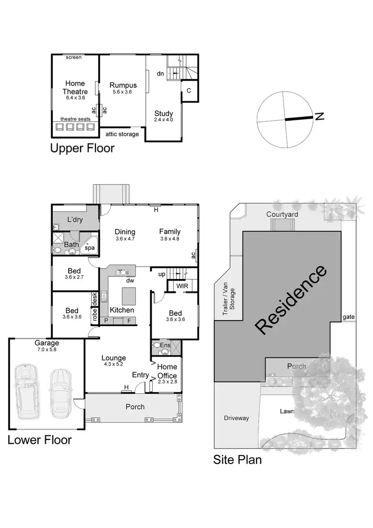 Floorplan of Homely house listing, 8A Verdon Street, Dromana VIC 3936