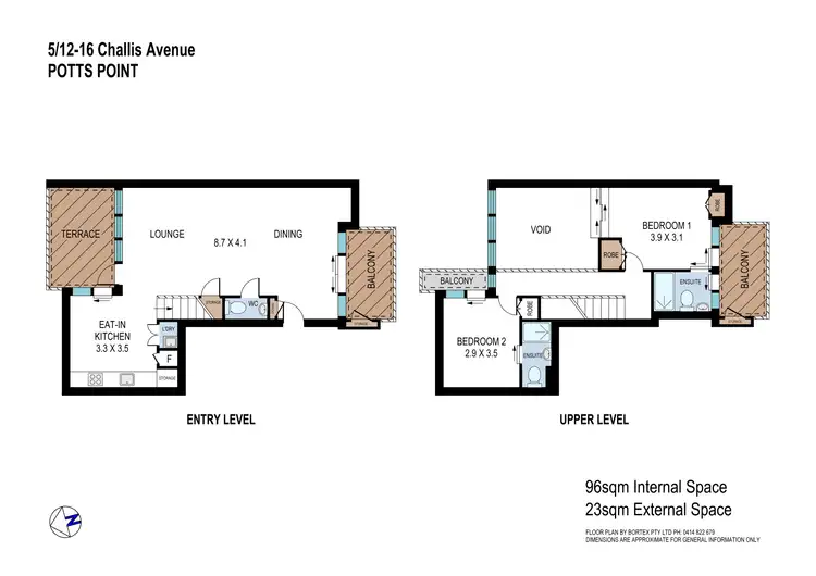 Floorplan of Homely apartment listing, 5/12-16 Challis Avenue, Potts Point NSW 2011