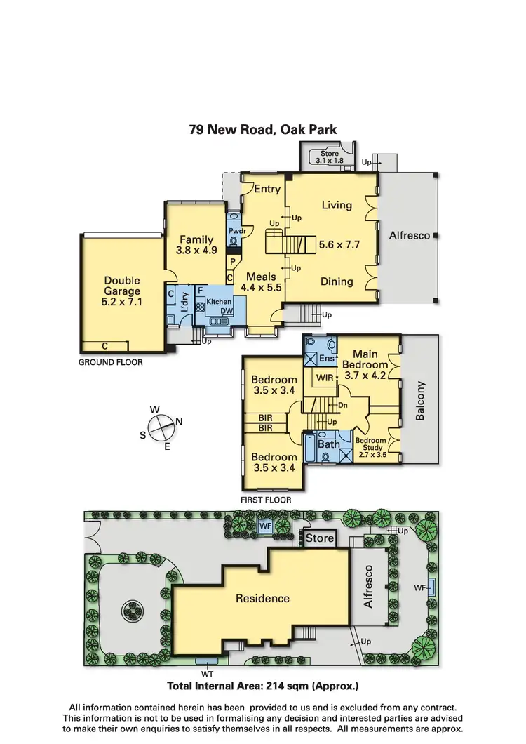 Floorplan of Homely house listing, 79 New Road, Oak Park VIC 3046