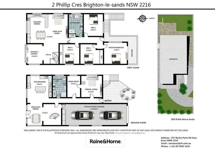 Floorplan of Homely house listing, 2 Phillip Crescent, Brighton-le-sands NSW 2216