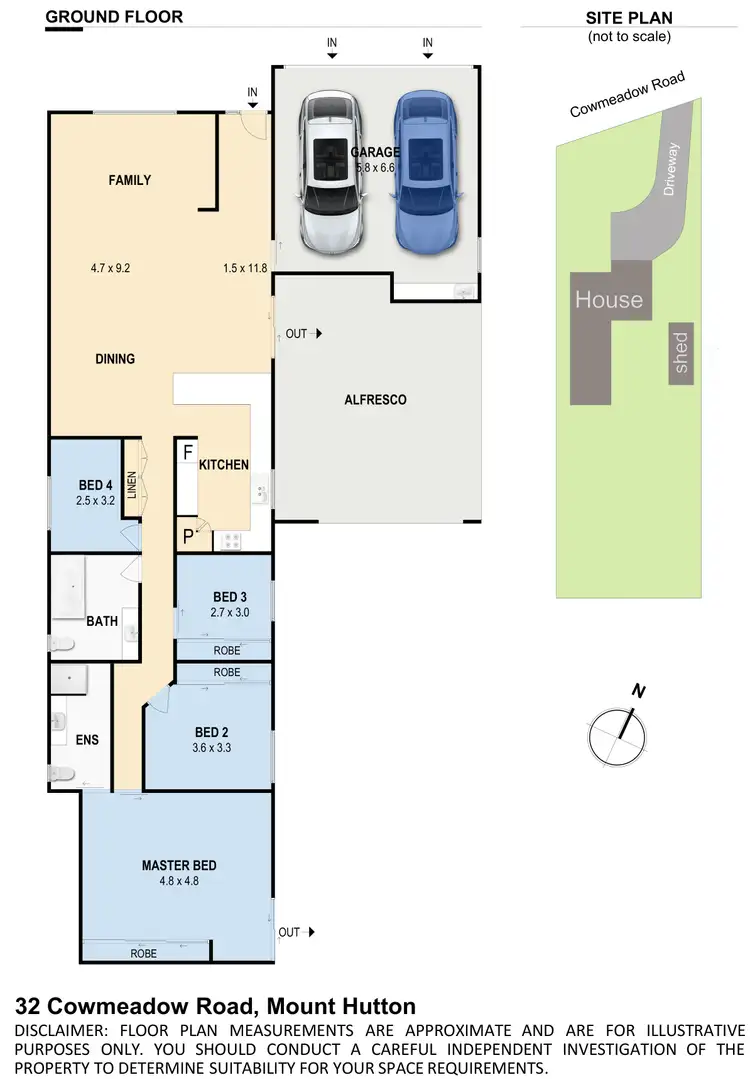 Floorplan of Homely house listing, 32 Cowmeadow Road, Mount Hutton NSW 2290