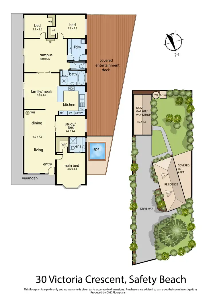 Floorplan of Homely house listing, 30 Victoria Cres, Safety Beach VIC 3936