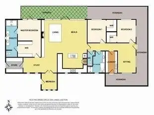 Floorplan of Homely house listing, 8 The Dress Circle, Oaklands Junction VIC 3063
