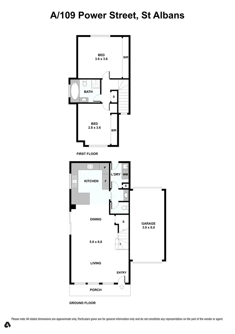 Floorplan of Homely house listing, 109A Power Street, St Albans VIC 3021