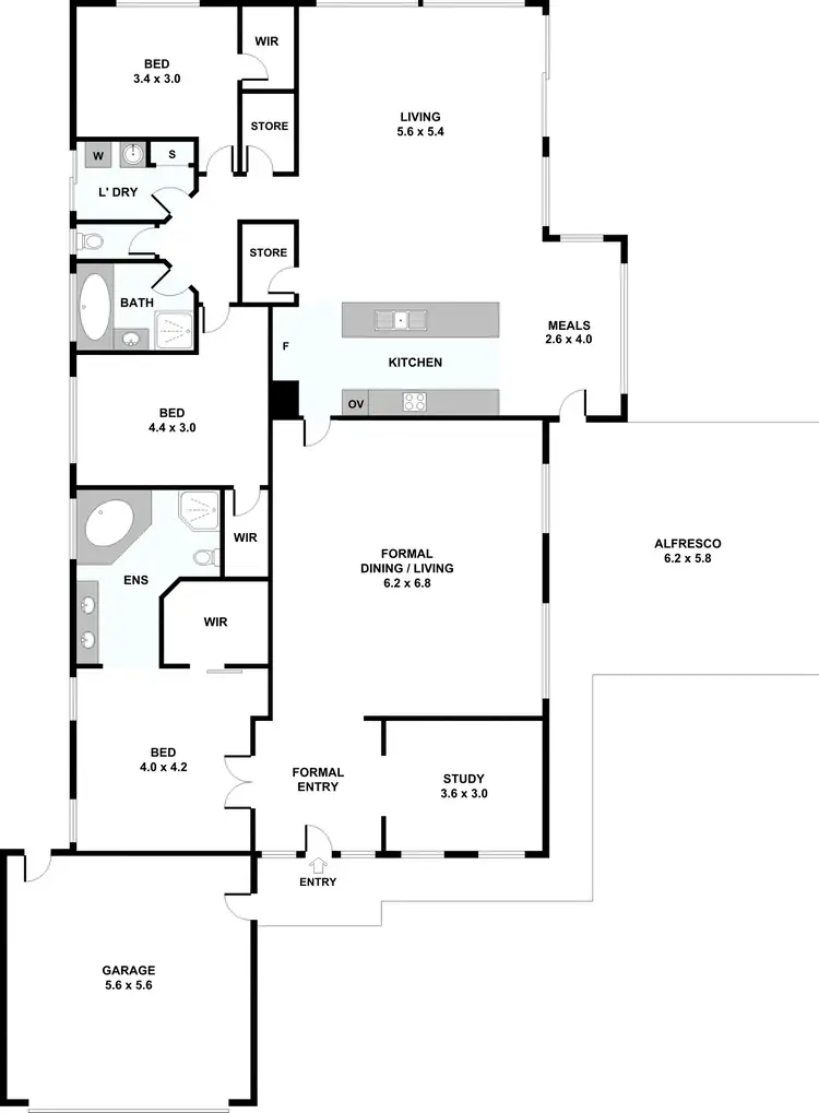 Floorplan of Homely house listing, 25 Marriot Road, Keilor Downs VIC 3038