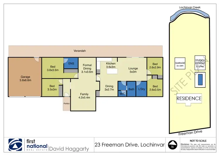 Floorplan of Homely house listing, 23 Freeman Drive, Lochinvar NSW 2321