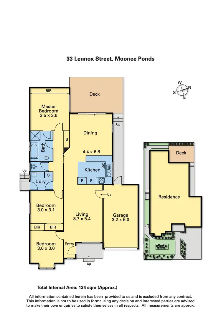 Floorplan of Homely house listing, 33 Lennox Street, Moonee Ponds VIC 3039