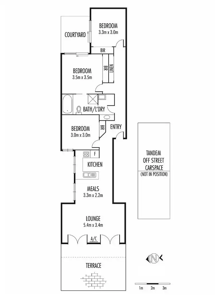 Floorplan of Homely apartment listing, 3/140 Pascoe Vale Road, Moonee Ponds VIC 3039