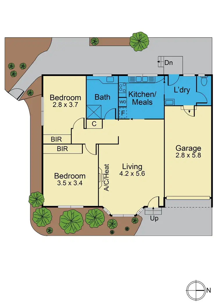 Floorplan of Homely unit listing, 2/26 The Avenue, Blackburn VIC 3130