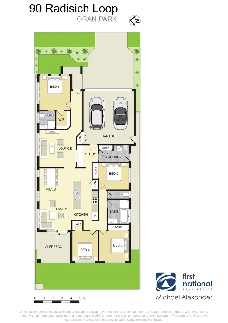 Floorplan of Homely house listing, 90 Radisich Loop, Oran Park NSW 2570