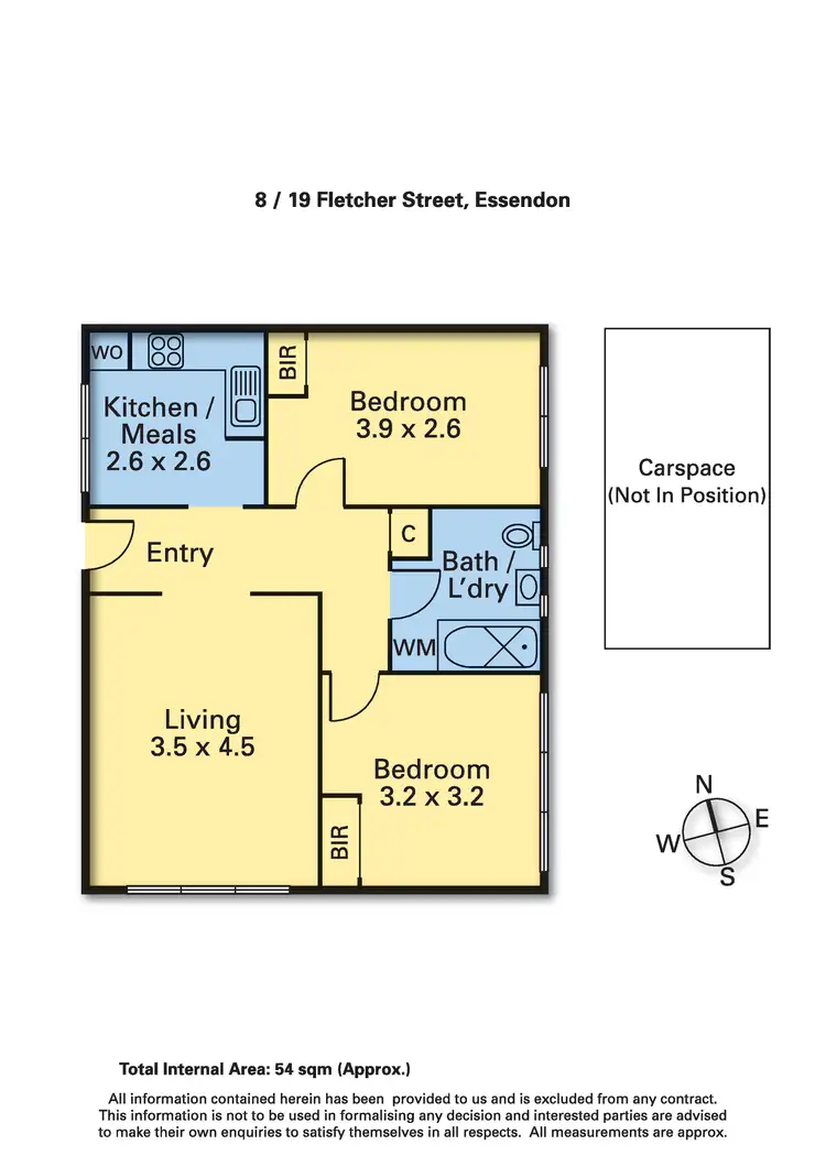 Floorplan of Homely apartment listing, 8/19 Fletcher Street, Essendon VIC 3040