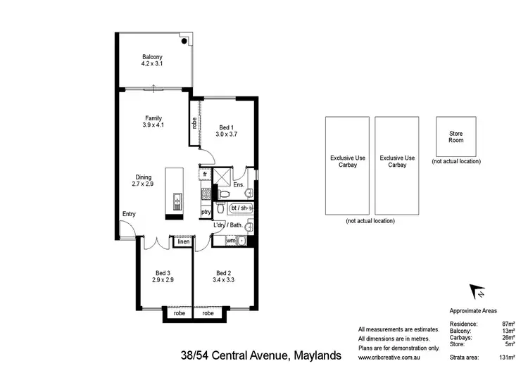 Floorplan of Homely apartment listing, 38/54 Central Avenue, Maylands WA 6051