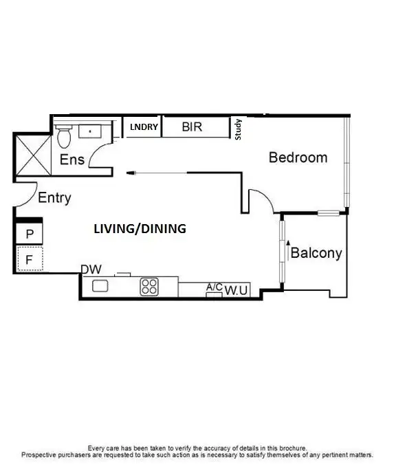 Floorplan of Homely apartment listing, 10.14/220 Spencer Street, Melbourne VIC 3000