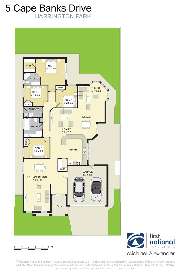 Floorplan of Homely house listing, 5 Cape Banks Drive, Harrington Park NSW 2567