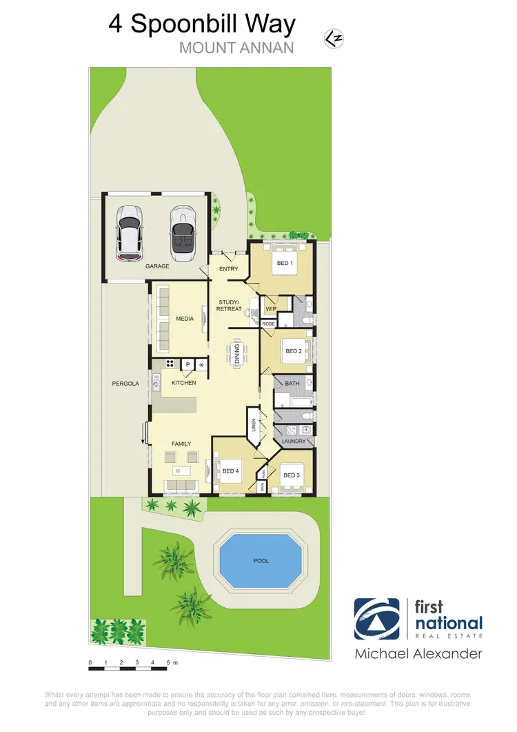 Floorplan of Homely house listing, 4 Spoonbill Way, Mount Annan NSW 2567
