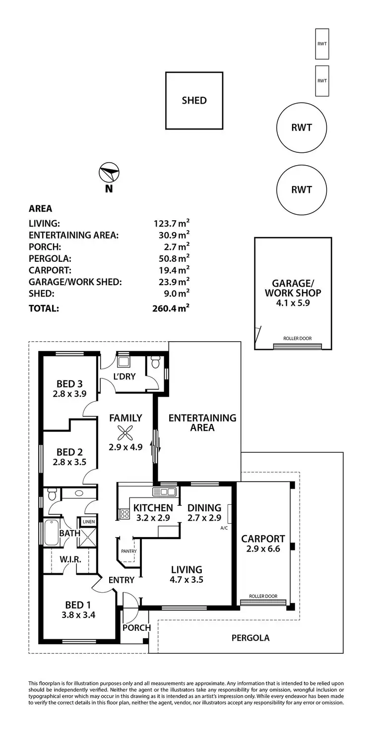 Floorplan of Homely house listing, 1 Lime Street, Strathalbyn SA 5255