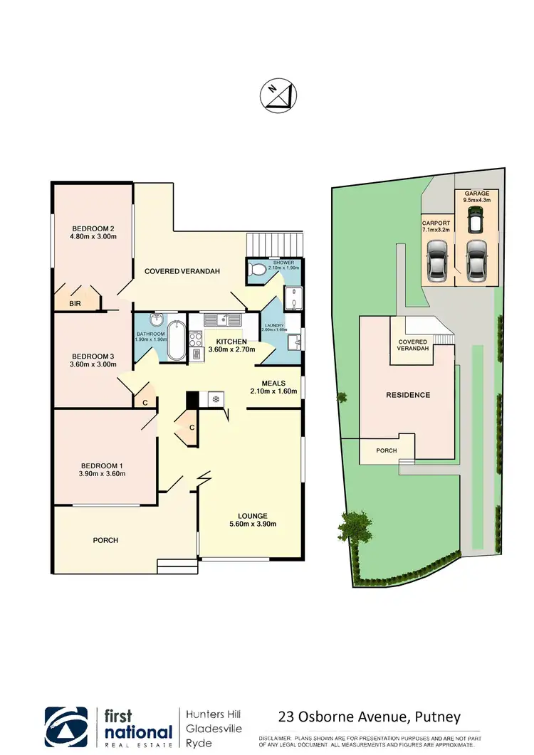 Floorplan of Homely house listing, 23 Osborne Avenue, Putney NSW 2112