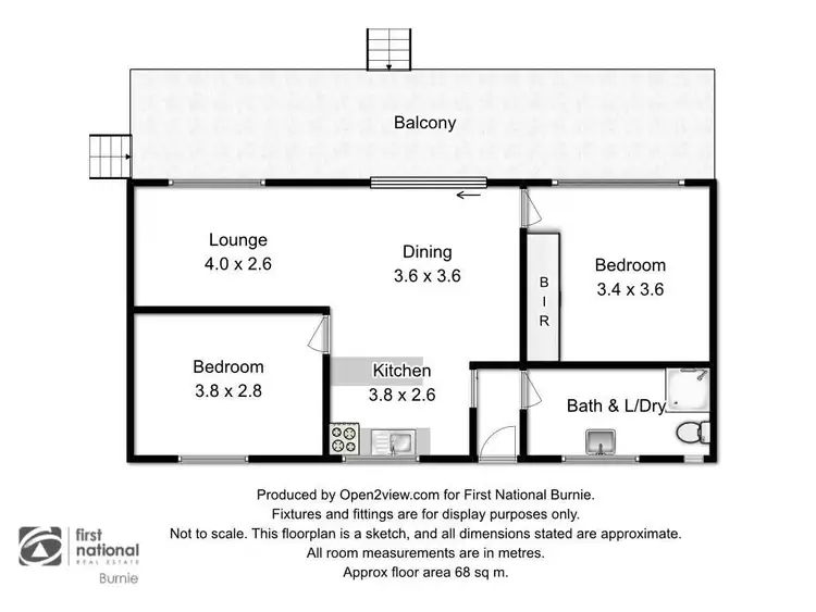 Floorplan of Homely unit listing, 3/121 Old Surrey Road, Havenview TAS 7320