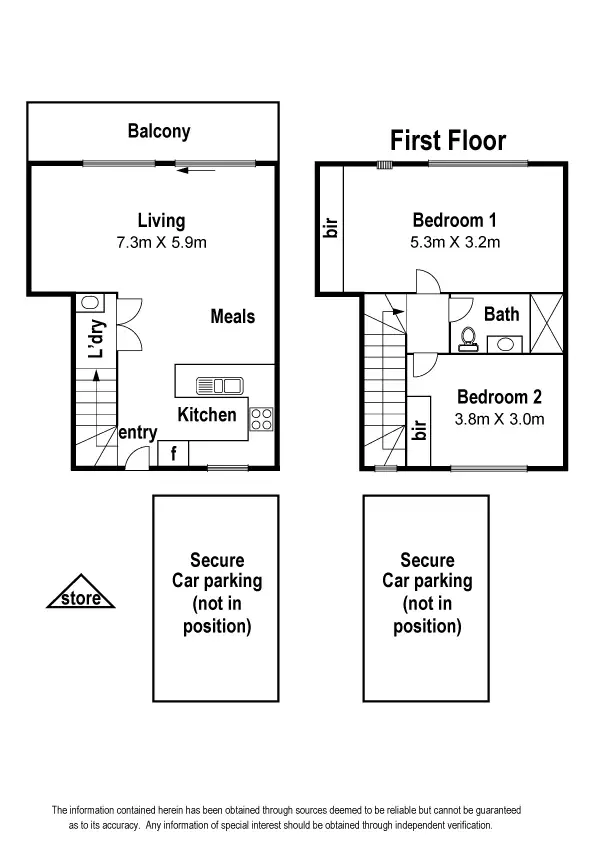 Floorplan of Homely apartment listing, 11/7 Willow Street, Essendon VIC 3040