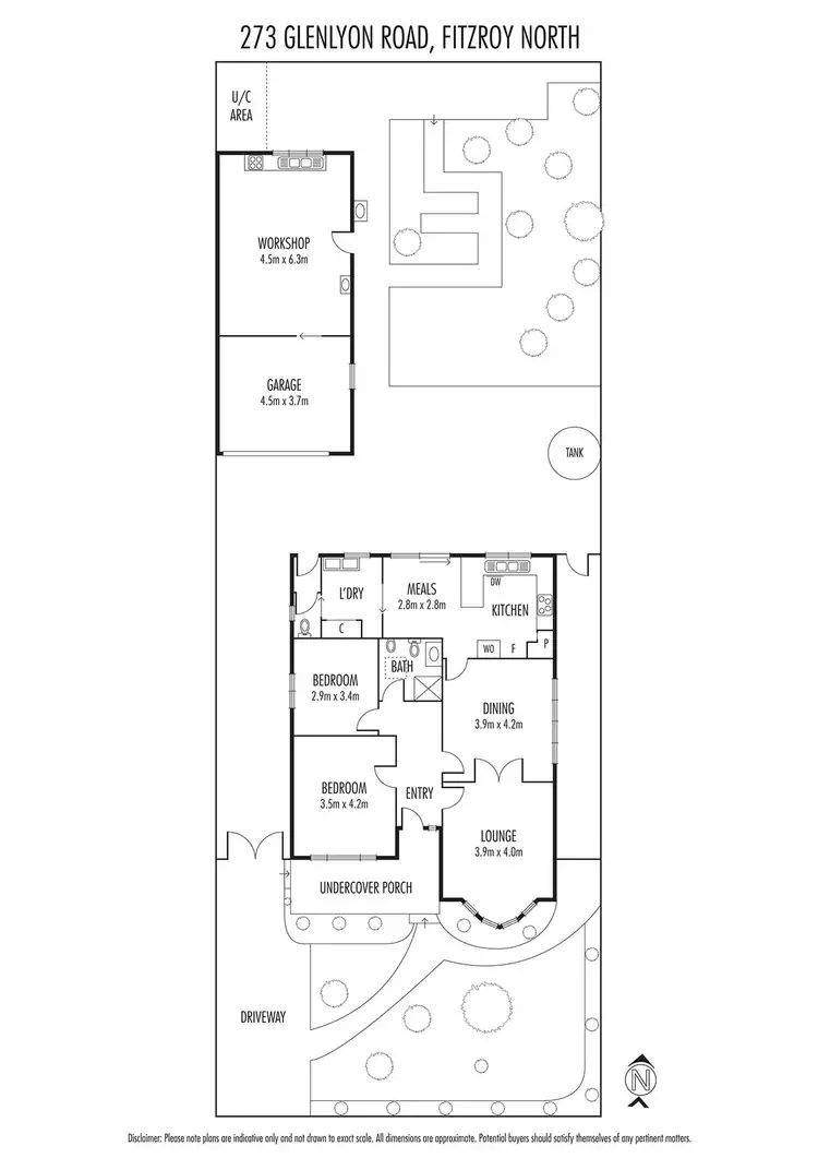 Floorplan of Homely house listing, 273 Glenlyon Road, Fitzroy North VIC 3068