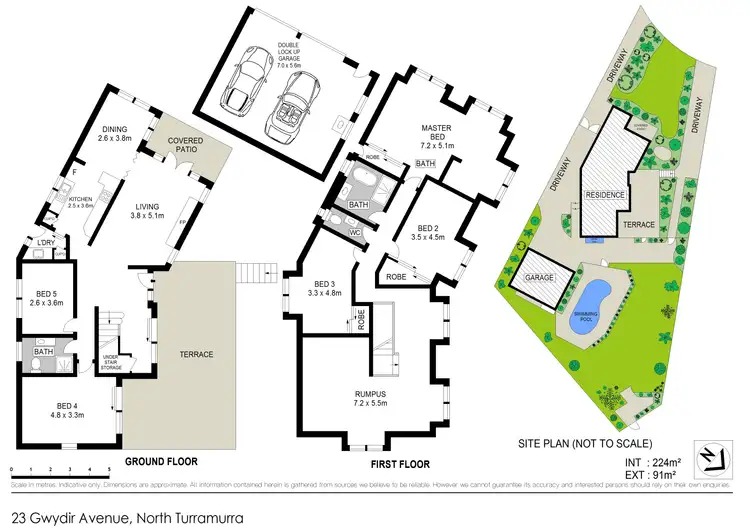 Floorplan of Homely house listing, 23 Gwydir Avenue, North Turramurra NSW 2074