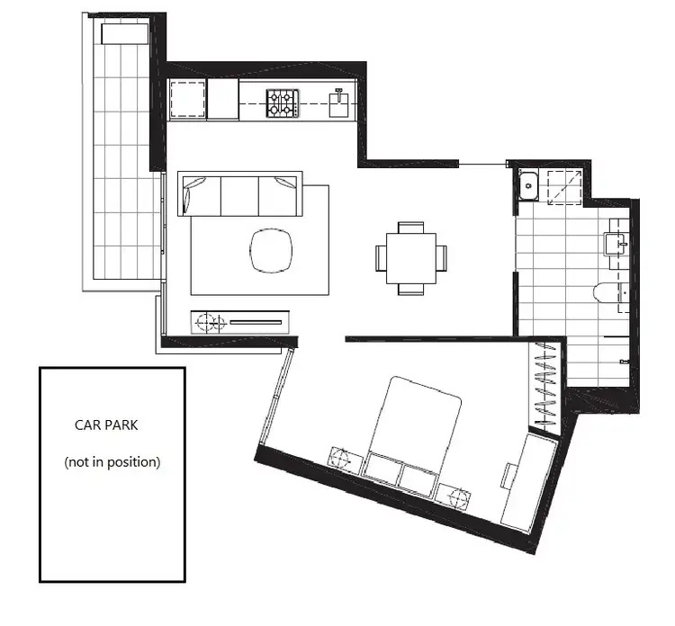 Floorplan of Homely apartment listing, 501/67 Galada Avenue, Parkville VIC 3052