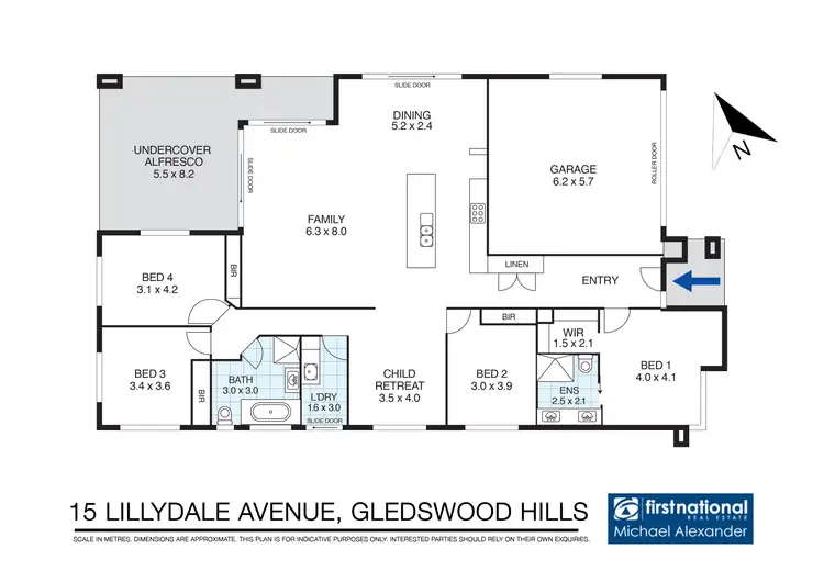 Floorplan of Homely house listing, 15 Lillydale Avenue, Gledswood Hills NSW 2557