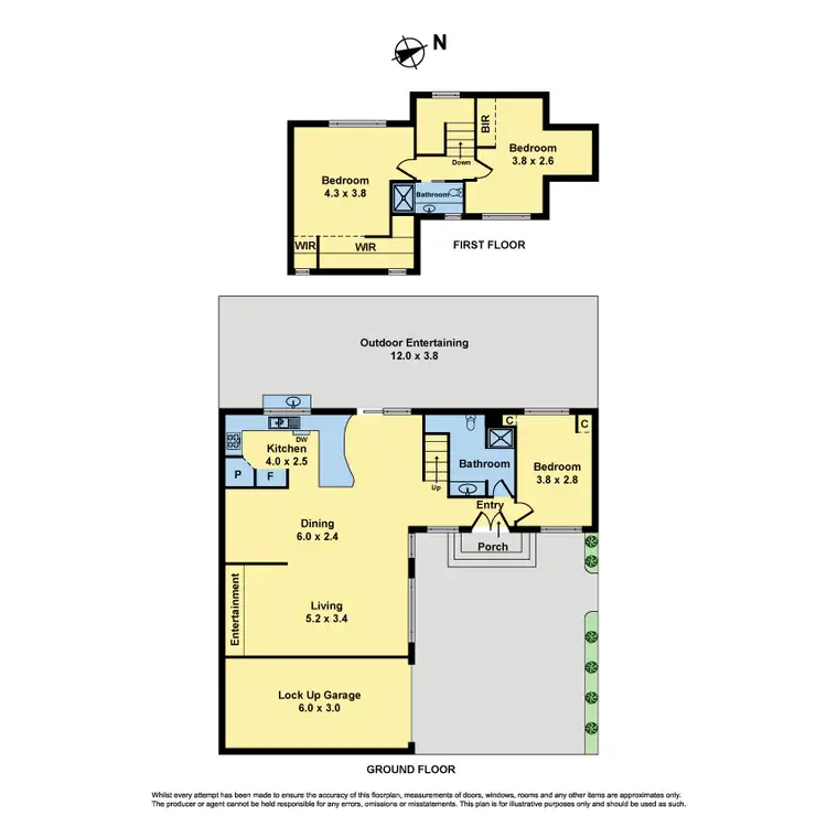 Floorplan of Homely house listing, 3A Austin Terrace, Brunswick VIC 3056