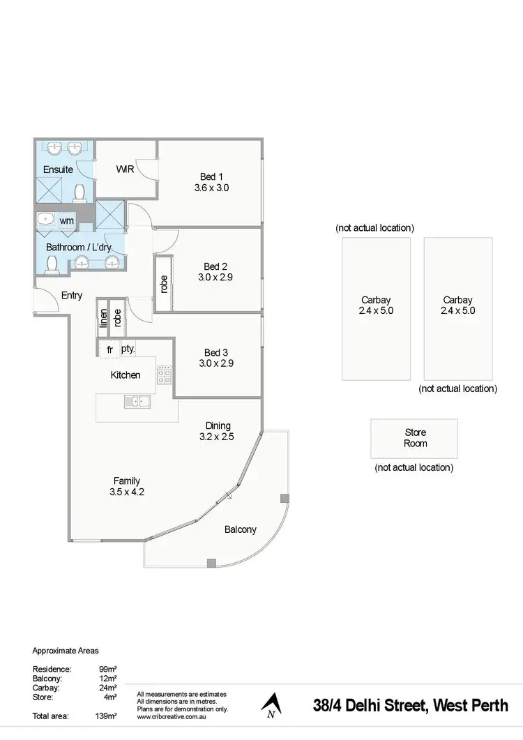 Floorplan of Homely apartment listing, 38/4 Delhi Street, West Perth WA 6005