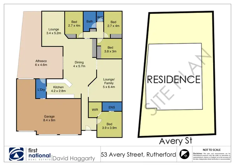 Floorplan of Homely house listing, 53 Avery Street, Rutherford NSW 2320