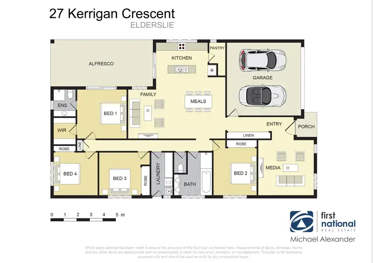 Floorplan of Homely house listing, 27 Kerrigan Crescent, Elderslie NSW 2570