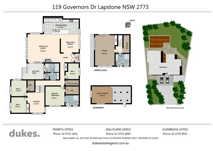 Floorplan of Homely house listing, 119 Governors Drive, Lapstone NSW 2773