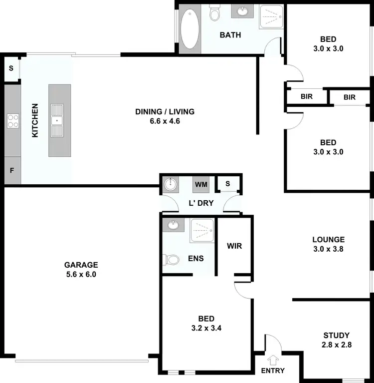 Floorplan of Homely house listing, 67 Carew Way, Derrimut VIC 3030