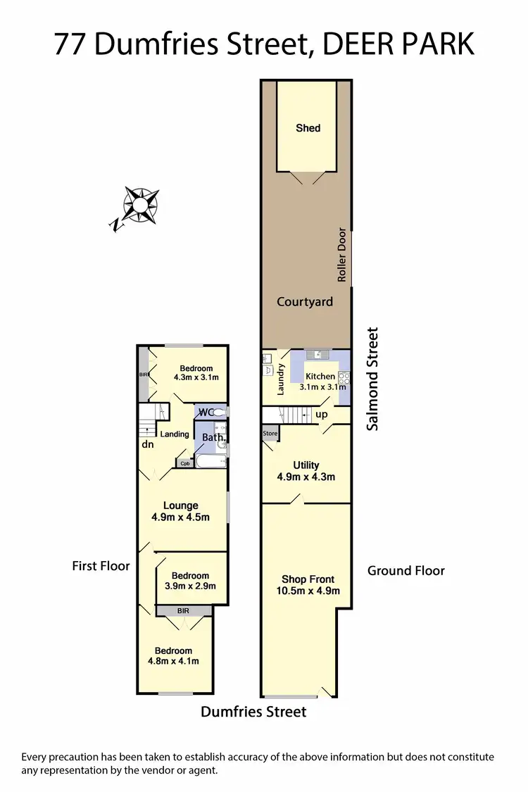 Floorplan of Homely other listing, 77 Dumfries Street, Deer Park VIC 3023