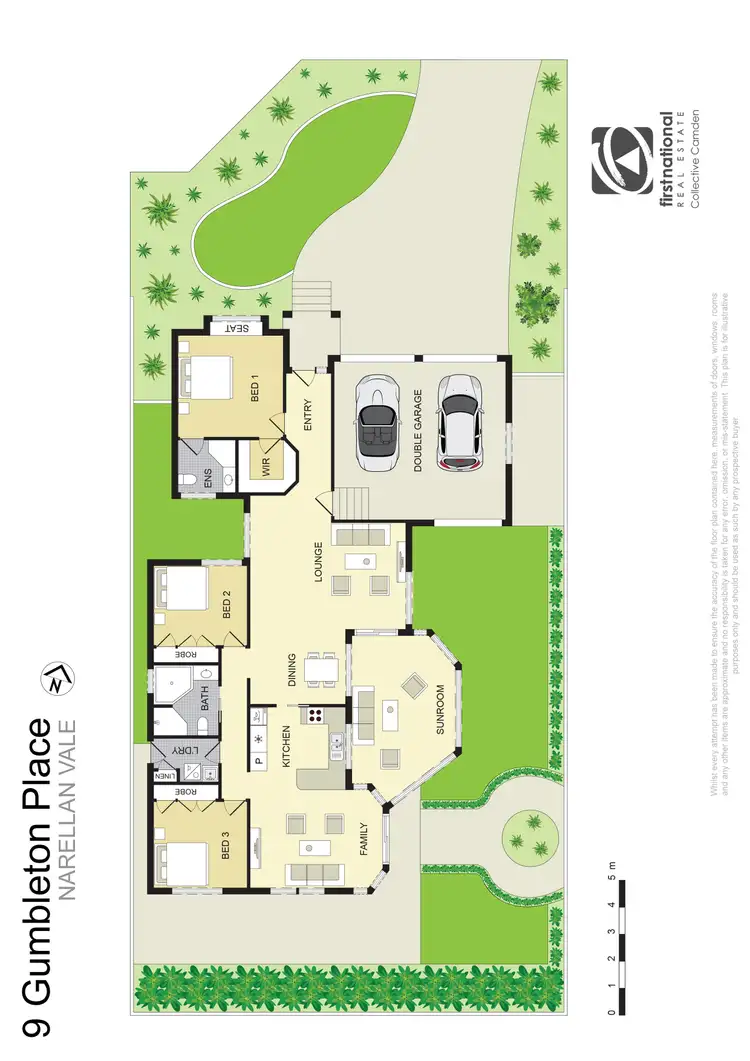 Floorplan of Homely house listing, 9 Gumbleton Place, Narellan Vale NSW 2567