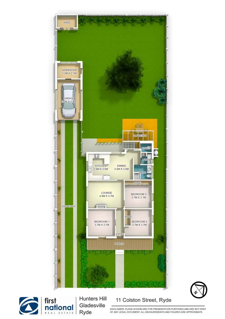 Floorplan of Homely house listing, 11 Colston Street, Ryde NSW 2112