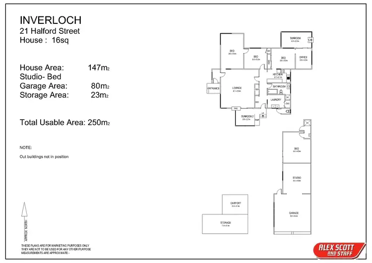 Floorplan of Homely house listing, 21 Halford Street, Inverloch VIC 3996