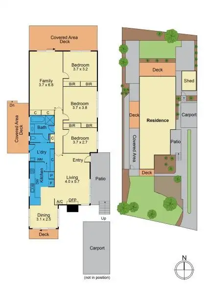 Floorplan of Homely house listing, 11 Trinian Street, Vermont VIC 3133