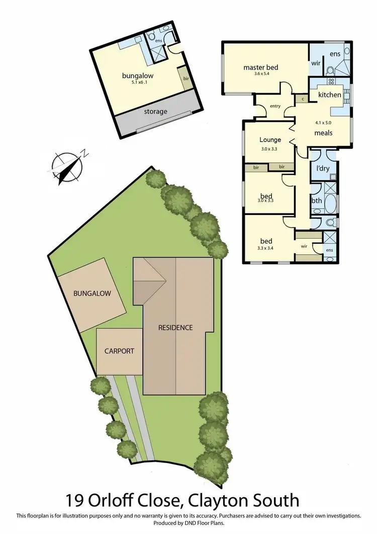 Floorplan of Homely house listing, 19 Orloff Close, Clayton South VIC 3169