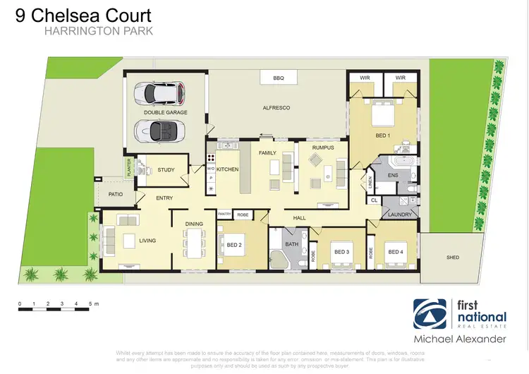 Floorplan of Homely house listing, 9 Chelsea Court, Harrington Park NSW 2567