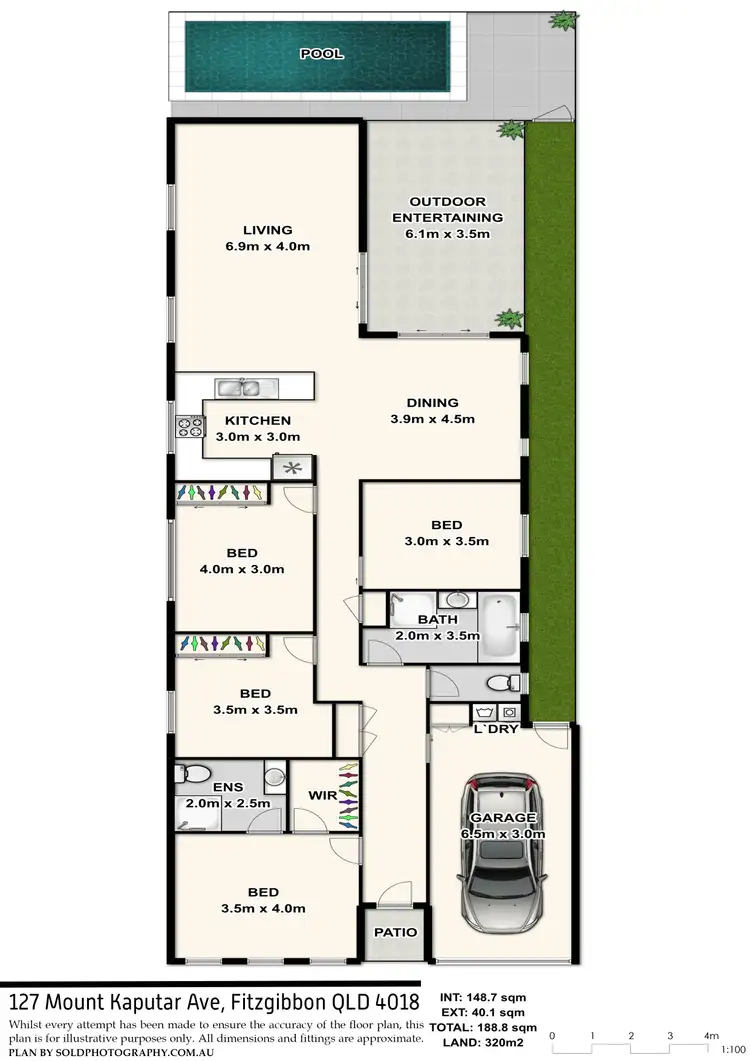 Floorplan of Homely house listing, 127 Mount Kaputar Avenue, Fitzgibbon QLD 4018