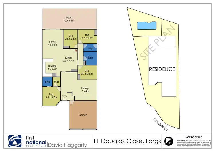 Floorplan of Homely house listing, 11 Douglas Close, Largs NSW 2320