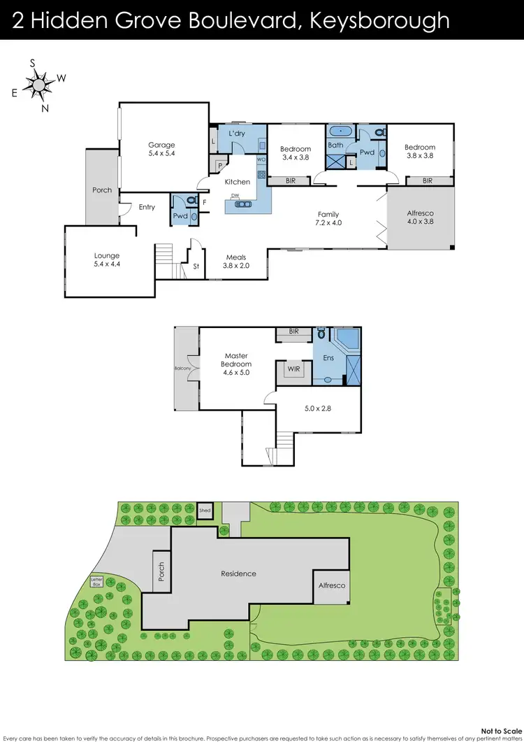Floorplan of Homely house listing, 2 Hidden Grove Boulevard, Keysborough VIC 3173