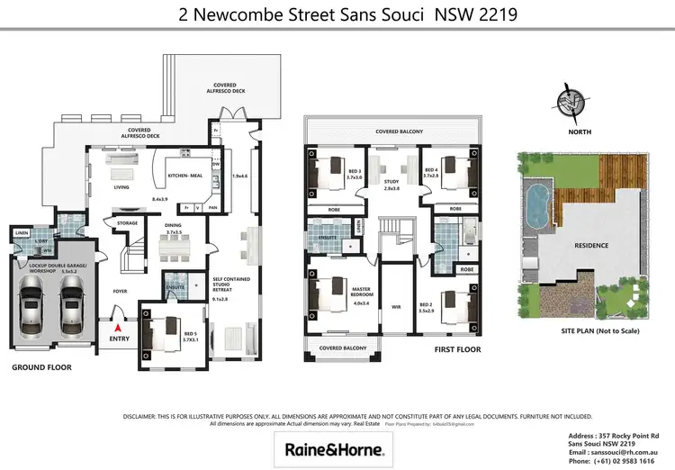 Floorplan of Homely house listing, 2 Newcombe Street, Sans Souci NSW 2219