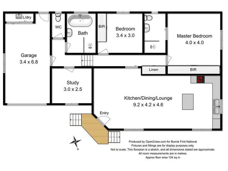 Floorplan of Homely unit listing, 1/30 Lorrie Place, Park Grove TAS 7320