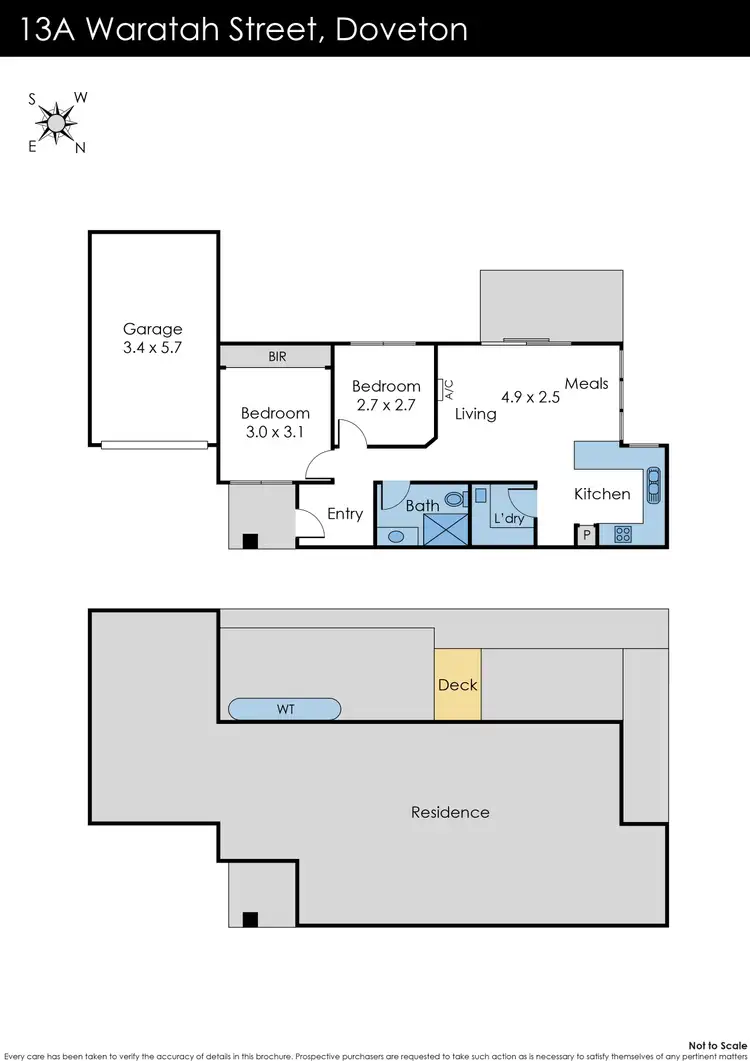 Floorplan of Homely house listing, 13A Waratah Street, Doveton VIC 3177