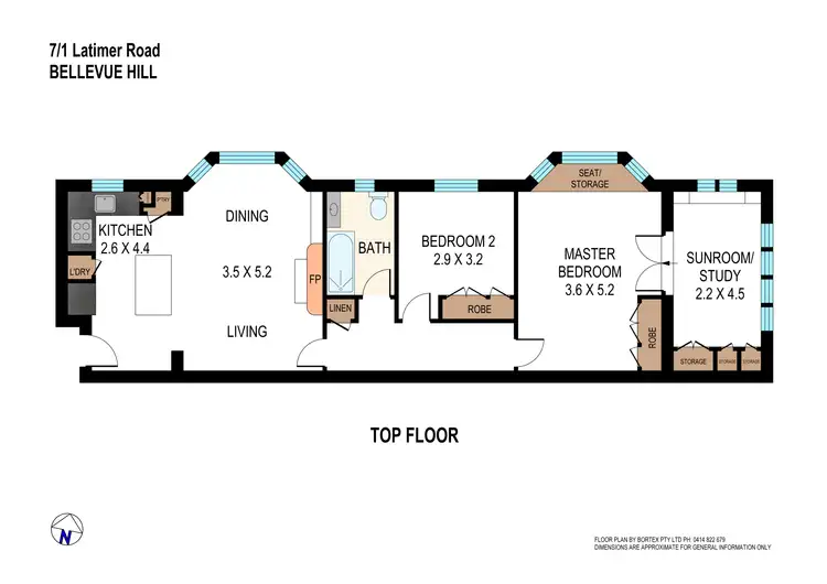 Floorplan of Homely apartment listing, 7/1 Latimer Road, Bellevue Hill NSW 2023