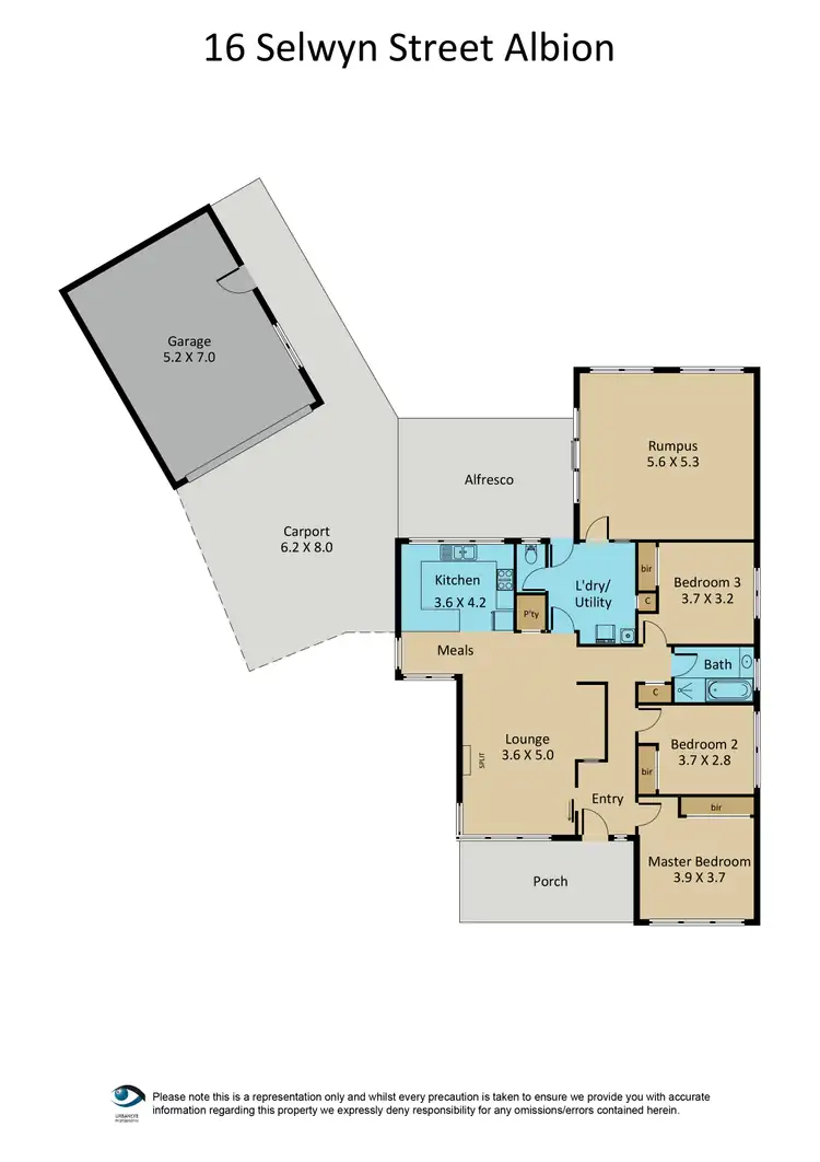 Floorplan of Homely house listing, 16 Selwyn Street, Albion VIC 3020