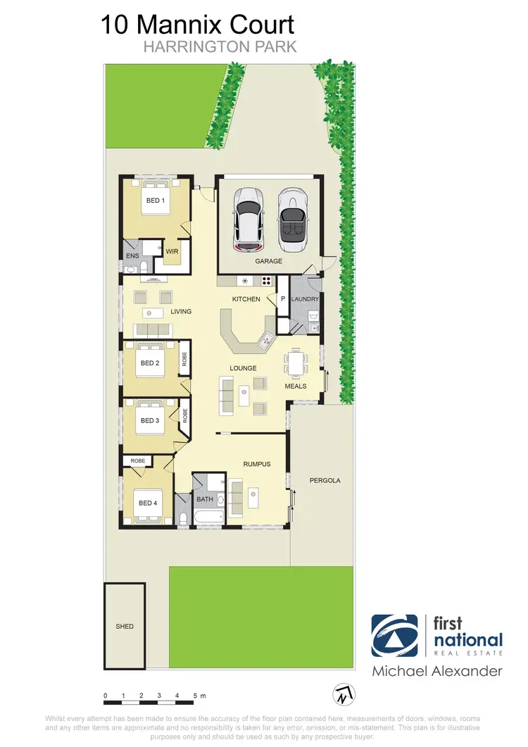 Floorplan of Homely house listing, 10 Mannix Court, Harrington Park NSW 2567