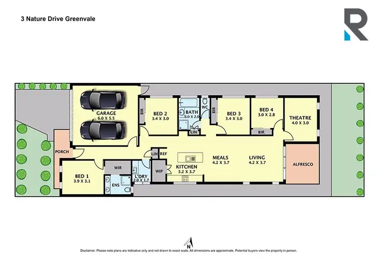 Floorplan of Homely house listing, 3 Nature Drive, Greenvale VIC 3059